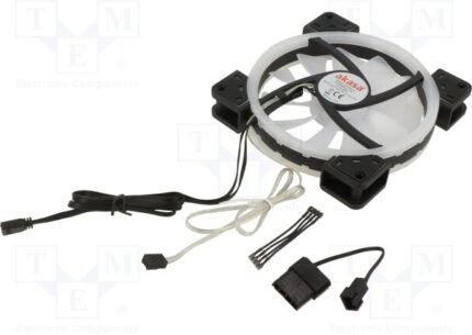 8026989786 AK-FN102, Fan: DC; axial; 12VDC; 140x140x25mm; 21.2dBA; FD; 1200rpm; 1.24mmH2O Hirschmann