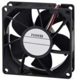 8009215442 08025DA-12N-EU-02,DC Axial Fan, 12 V, Square, 80 mm, 25.4 mm, Ball Bearing, 51.2 CFM Hirschmann