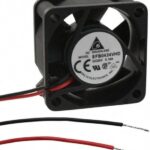 8005788165 EFB0424VHD, Fan Tubeaxial 24VDC Square - 40mm L x 40mm H Ball 10.1 CFM (0.283m³/min) 2 Wire Leads Hirschmann