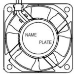 8033924558 06025SA-24M-EA-D0, Fan Tubeaxial 24VDC Square - 60mm L x 60mm H Ball 19.8 CFM (0.554m³/min) 2 Wire Leads Hirschmann
