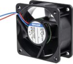 8005540571 612NGMLE, DC Fans DC Tubeaxial Fan, 60x60x25mm, 12VDC, 14.7CFM, 0.7W, 19dBA, 3000RPM, Sleeve Hirschmann — изображение 2