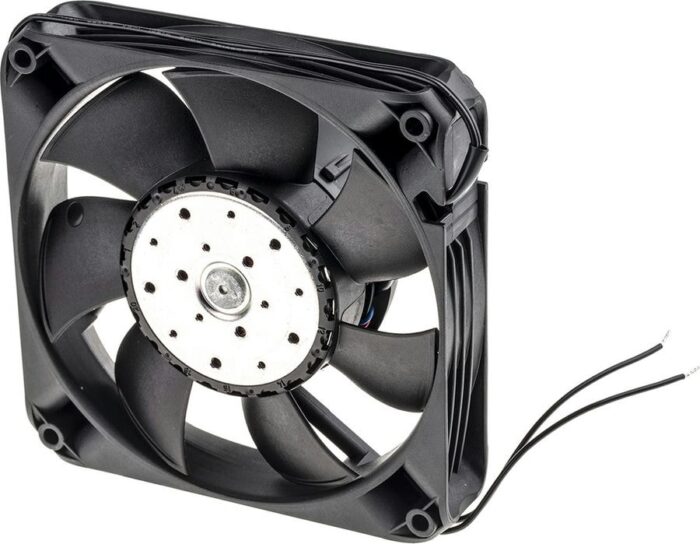8005897732 AC4400FNN, Fan Tubeaxial 115VAC Square - 119mm L x 119mm H Ball 120.7 CFM (3.38m³/min) 2 Wire Leads Hirschmann — изображение 4