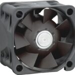 8002725558 424J/2HU, 420 J Series Axial Fan, 24 V dc, DC Operation, 38m³/h, 6.9W, IP54, 40 x 40 x 28mm Hirschmann