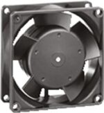 8006100738 8312M, Fan Tubeaxial 12VDC Square - 80mm L x 80mm H Ball 28.3 CFM (0.792m³/min) 2 Wire Leads Hirschmann — изображение 2