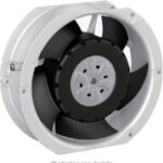 8030792169 AF172-000059 48V P/2 8.300, Axial Fan, 48 V dc, DC Operation, 650m³/h, 98W, 2.05A Max, 172 x 150 x 51mm Hirschmann