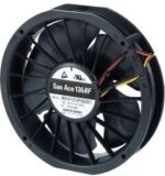 8022354099 9RFA1312P3G001, DC Fans DC Axial Fan, Reversible Flow, 136x28mm Round, 12VDC, Tach/PWM Hirschmann — изображение 2