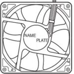 8033940972 11938KA-24L-EA-00, Fan Tubeaxial 24VDC Square - 119mm L x 119mm H Ball 108.4 CFM (3.03m³/min) 2 Wire Leads Hirschmann
