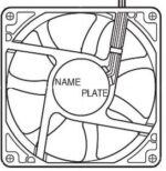 8033872508 11938KA-24M-EA-00, Fan Tubeaxial 24VDC Square - 119mm L x 119mm H Ball 113.0 CFM (3.16m³/min) 2 Wire Leads Hirschmann