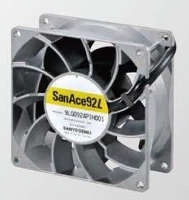 8007257756 9S0912L401, DC Fans DC Axial Fan, 92x92x25mm, 12VDC, Silent Series, Tachometer Hirschmann