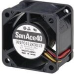 8018971637 Вентилятор Sanyo Denki 109P0412H301 12V DC 0.195A 40X28 3pin () Hirschmann