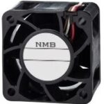 8025144309 04028DA-12S-AUF-AA, Fan Tubeaxial 12VDC Square - 40mm L x 40mm H Ball 24.7 CFM (0.692m³/min) 4 Wire Leads Hirschmann