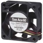 8006939856 9GA0624P6G001, Fan Tubeaxial 24VDC Square - 60mm L x 60mm H Ball 31.1 CFM (0.871m³/min) 4 Wire Leads Hirschmann