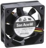 8013282537 Вентилятор Sanyo Denki 109R0612S401 60x25мм 12V 0.17A 3pin Hirschmann