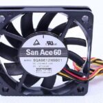 8005415435 9GA0612H9001, DC Fans DC Axial Fan, 60x60x10mm, 12VDC, High Performance, Low Power, Tachometer Hirschmann