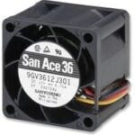 8007258465 9GV3612G301, DC Fans DC Axial Fan, 36x36x28mm, 12VDC, Guide Vane, Tachometer Hirschmann