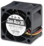 8007258465 9GV3612G301, DC Fans DC Axial Fan, 36x36x28mm, 12VDC, Guide Vane, Tachometer Hirschmann