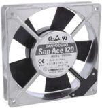 8017209836 Вентилятор Sanyo Denki San Ace 25 109S085 100V 50/60Hz 13.5/12W 0.16/0.14A 120X25 Клемма Hirschmann — изображение 2