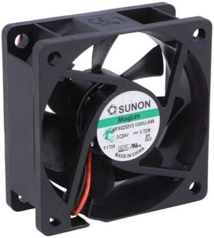 8002507962 MF60252V3-1000U-A99, Вентилятор осевой, 24В DC, 60x60x25мм, подшипник Vapo, 27,18куб.м/ч, 16,7 дБА Hirschmann