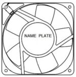 8006710064 4715FS-12T-B50-D00, Fan Tubeaxial 115VAC Square - 119mm L x 119mm H Ball 110.0 CFM (3.08m³/min) 2 Terminals Hirschmann — изображение 2