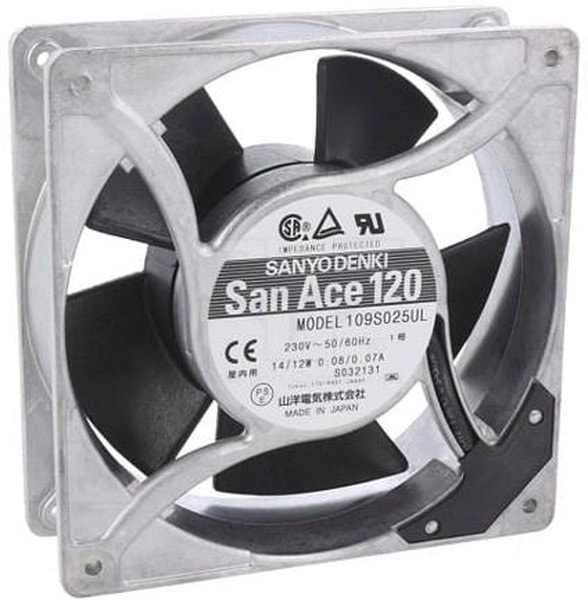 doc044437698 8016697018 Вентилятор Sanyo Denki San Ace 109S025UL 120x38 230V 50/60Hz 16/18W 0.11A/0.10A Hirschmann — изображение 1