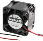 8005415151 109P0424H3023, DC Fans DC Axial Fan, 40x40x28mm, 24VDC, Groove for Lead Hirschmann — изображение 2