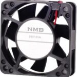 8016448091 06015VA-12P-AA-00, DC Axial Fan, 12 V, Square, 60 mm, 15 mm, Ball Bearing, 19.4 CFM Hirschmann