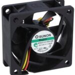 8007182215 MF60251VX-1000U-G99, Вентилятор осевой, 12В DC, 60x60x25мм, подшипник Vapo, 45,63куб.м/ч, 31,2дБА Hirschmann