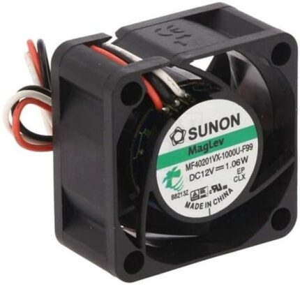 8002672489 MF40201VX-1000U-F99, Вентилятор осевой, 12В DC, 40x40x20мм, подшипник Vapo, 18,25куб.м/ч, 27,5дБА () Hirschmann