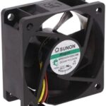 8007035733 MF60252VX-1000U-G99, Вентилятор осевой, 24В DC, 60x60x25мм, подшипник Vapo, 45,63куб.м/ч, 27дБА Hirschmann