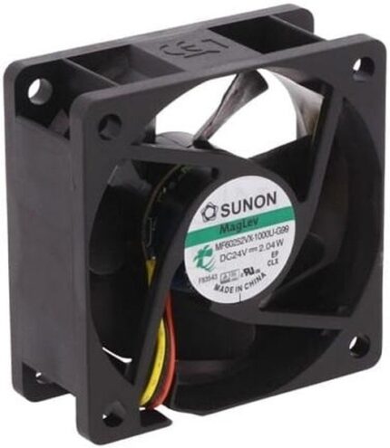 8002625891 MF60252VX-1000U-G99, Вентилятор осевой, 24В DC, 60x60x25мм, подшипник Vapo, 45,63куб.м/ч, 27дБА () Hirschmann