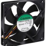 8002676881 PMD2412PTB1-A (2).F.GN, Вентилятор осевой, 24ВDC, 120x120x25мм, 254,84куб.м/ч, 54дБА Hirschmann