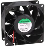 8002759025 PMD2408PMB1-A (2).GN, Вентилятор осевой, 24В DC, 80x80x38мм, подшипник качения, 143куб.м/ч, 55дБА Hirschmann — изображение 6