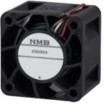 8016294932 03828DA-12R-AA-00, DC Axial Fan, 12 V, Square, 38 mm, 28 mm, Ball Bearing, 21.4 CFM Hirschmann