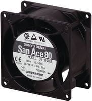 8005415014 109-043UL, DC Fans Axial Fan, 80x80x42mm, 24VDC, 116.5CFM, 5.28W, 45dBA, Low Noise, Ribless, Tach Hirschmann