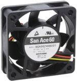 8004657746 9GA0624H6001, DC Fans DC Axial Fan, 60x60x20mm, 24VDC, High Performance, Low Power, Tachometer Hirschmann