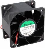 8005941320 PMD2406PMB1-A.(2).GN, Fan Tubeaxial 24VDC Square - 60mm L x 60mm H Ball 56.5 CFM (1.58m³/min) 2 Wire Leads Hirschmann — изображение 2