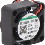 8009326022 MF20080V1-1000U-A99, Вентилятор осевой, 5В DC, 20x20x8мм, подшипник Vapo, 2,7куб.м/ч, 23дБА, Vapo, 28AWG Hirschmann