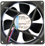 8026549546 DC axial fan, 12 V, 80 x 80 x 25 mm, 33 m³/h, 12 dB, slide bearing, ebm-papst 8412 NGLE Hirschmann — изображение 2