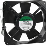 8596256751 SP101AT 1122HBL.GN,AC Axial Fan, 115V, Square, 120 mm, 25 mm, Ball Bearing, 80 CFM Hirschmann