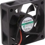 8036408507 MF60201VX-1000U-A99, Вентилятор осевой, 12В DC, 60x60x20мм, подшипник Vapo, 43,1куб.м/ч, 39дБА Hirschmann