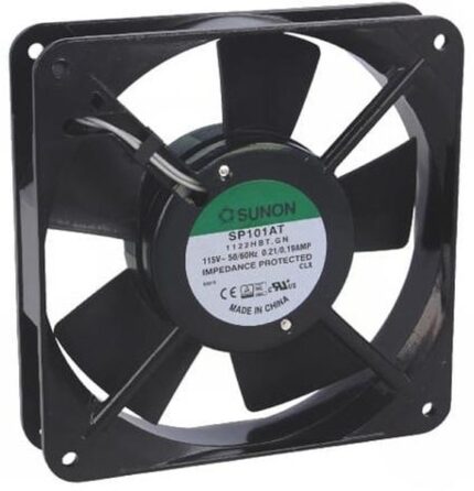 8002549221 SP101AT1122HBT.GN, Вентилятор осевой, 115ВAC, 120x120x25мм, 132куб.м/ч(±7%), 46дБА Hirschmann