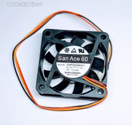 8030862093 Вентилятор Sanyo Denki San Ace 60 109P0605M401 5V DC 0.15A 60X15 3pin Hirschmann