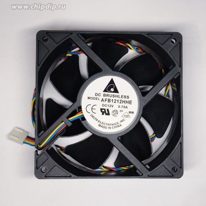 8017105831 Вентилятор Delta Electronics AFB1212HHE 12V DC 0.70A 120X38 4pin () Hirschmann — изображение 2