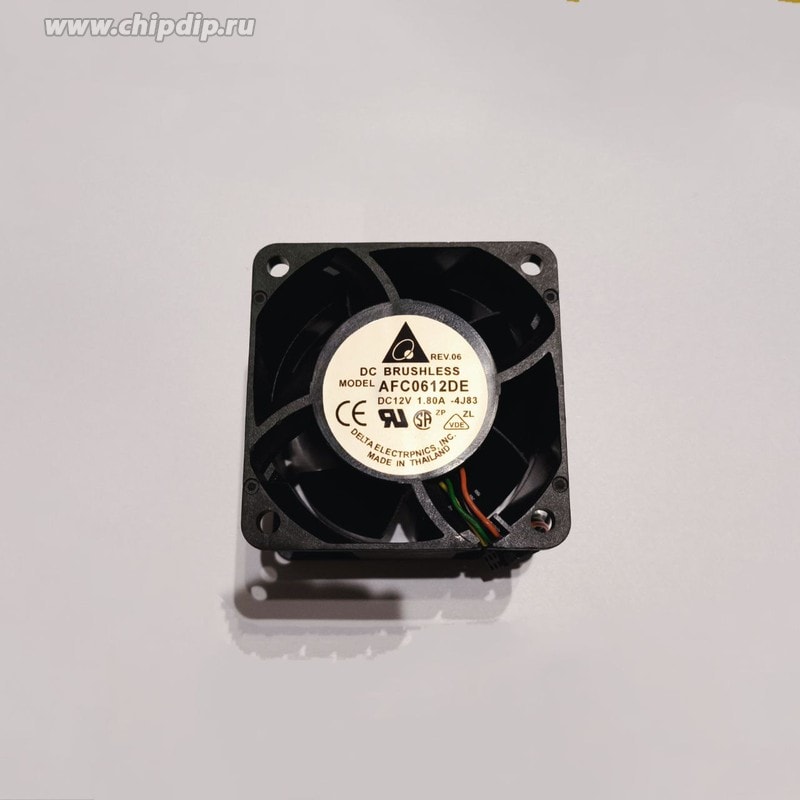 doc044506338 8016515720 Вентилятор Delta Electronics AFC0612DE -4J83 12V DC 1.80A 60X38 4pin Hirschmann — изображение 1