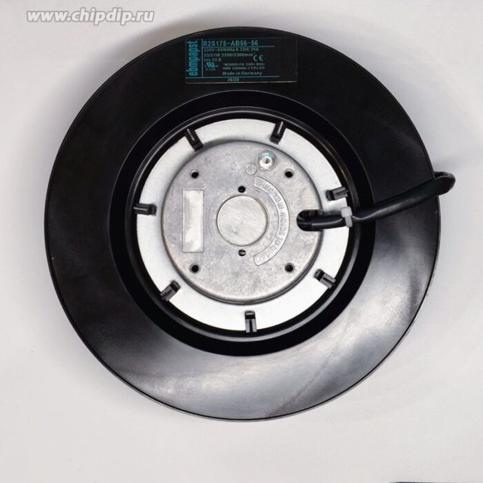 8011728620 Вентилятор Ebmpapst R2S175-AB56-56 230V 50/60Hz 0.33/0.29A 53/51W 2350/2300min-1 3pin Hirschmann — изображение 2