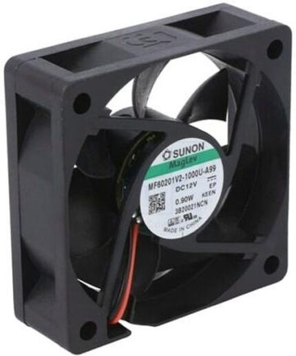 8003221348 MF60201V2-1000U-A99, Вентилятор осевой, 12В DC, 60x60x20мм, подшипник Vapo, 32,3куб.м/ч, 28дБА Hirschmann