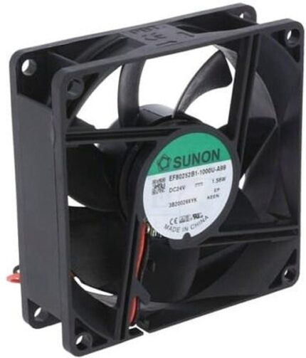 8024642946 EF80252B1-1000U-A99, Вентилятор осевой; 24ВDC; 80x80x25мм; 69,66куб.м/ч; 33дБА Hirschmann