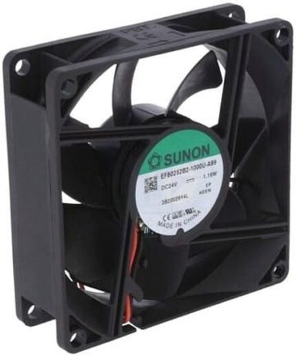 8003174755 EF80252B2-1000U-A99, Вентилятор осевой; 24ВDC; 80x80x25мм; 62,86куб.м/ч; 30дБА Hirschmann