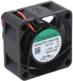 8003221450 EE40201S3-1000U-999, Вентилятор осевой, 12В DC, 40x40х20мм, подшипник скольжения, 10,7куб.м/ч 16,5дБА Hirschmann