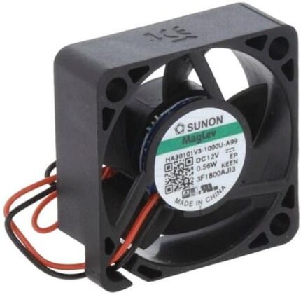 8007251026 HA30101V3-1000U-A99, Вентилятор осевой, 12В DC, 30x30x10мм, подшипник Vapo, 5,92куб.м/ч, 15,1дБА Hirschmann